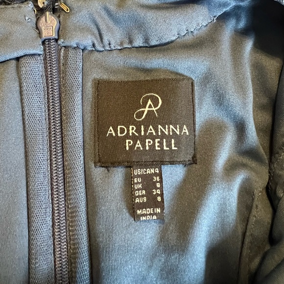 Adrianna Papell blue sequin dress (short version) - Picture 3 of 5